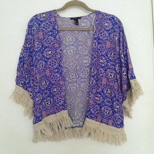 forever 21 floral kimono cardigan